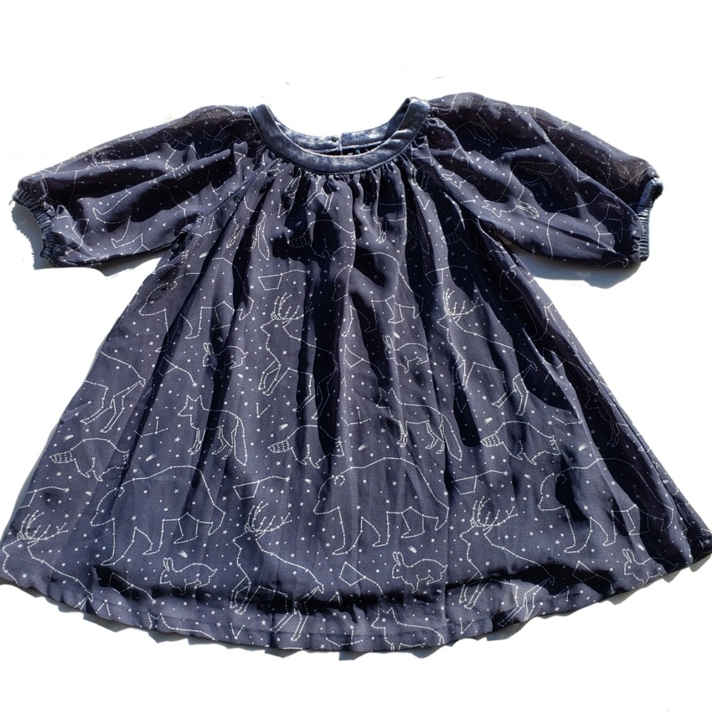 Dress Oshkosh Size 3T Astronomy Constellation Blue